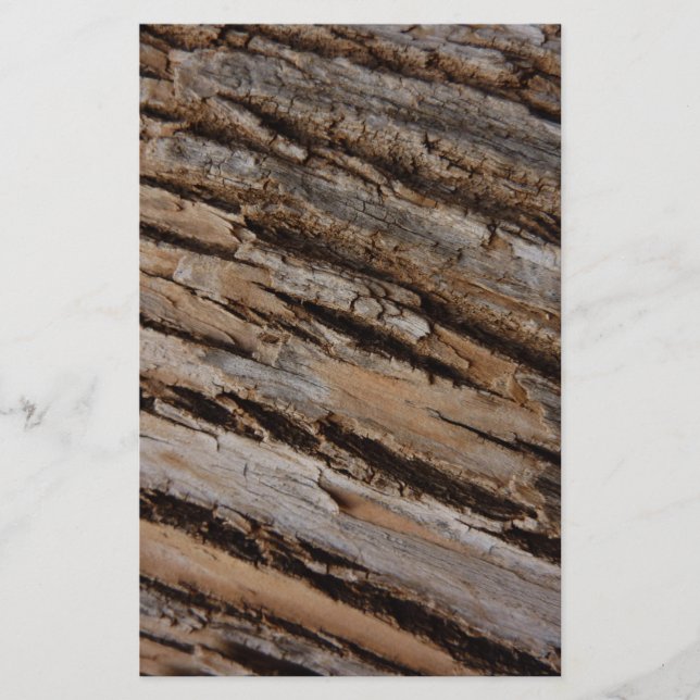 Papelaria Latido natural de árvore I, Abstrato natural de te (Frente)