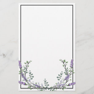 Papelaria Lavanda e Eucalyptus