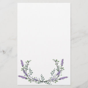 Papelaria Lavanda e Eucalyptus