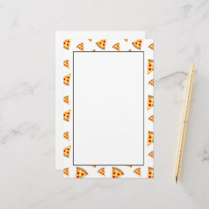 Papelaria Legal e divertido padrão de fatias de pizza em bra