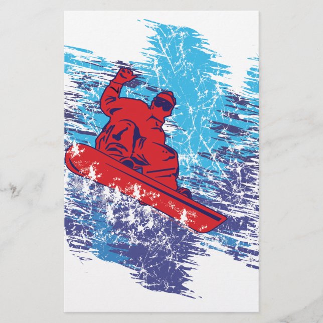 Papelaria Legal Snowboarder (Frente)