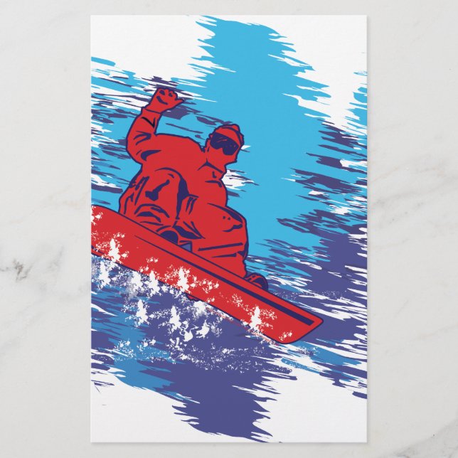 Papelaria Legal Snowboarder (Frente)