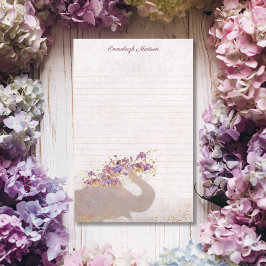 Papelaria Leitura de Monograma Chic do Dreamy Boho do Elefan