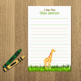 Papelaria Leitura Lined GIRAFFE