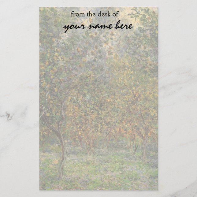 Papelaria Lemon Grove em Bordighera por Claude Monet (Frente)