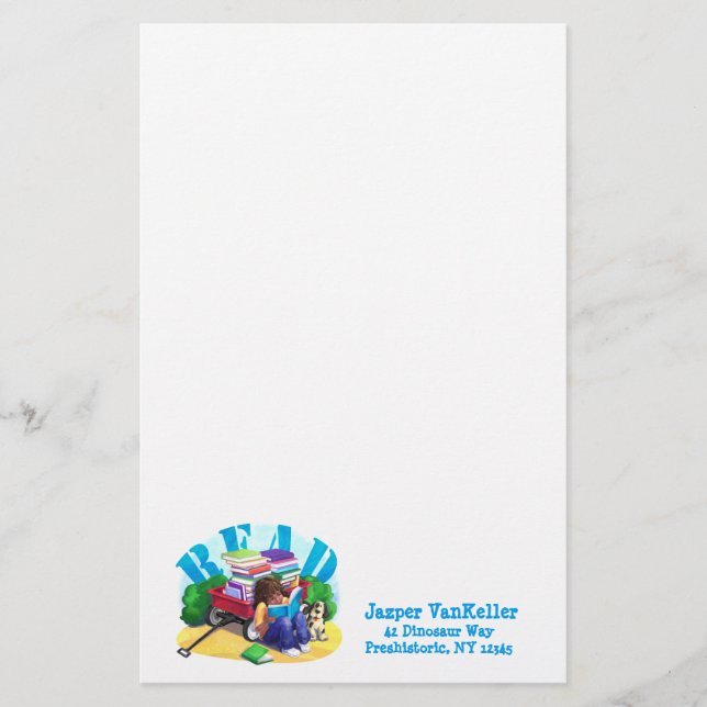 Papelaria LER Carimbo de Arte do Vagão (Frente)