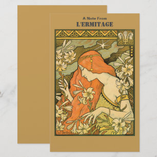 Papelaria L'Ermitage French Nouveau Woman no Campo da Flor