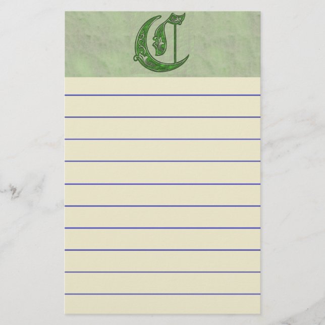 Papelaria Letra C (Frente)