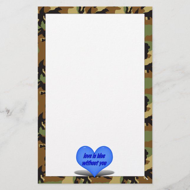 Papelaria Letra de amor doce (Frente)