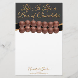 Papelaria Life Is Like a Box of Chocolates