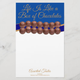 Papelaria Life Is Like a Box of Chocolates