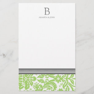 Papelaria Limão Monograma Stationery