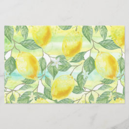 Papelaria Limões de Aquarelas Artisan Soap Produto Papel de 