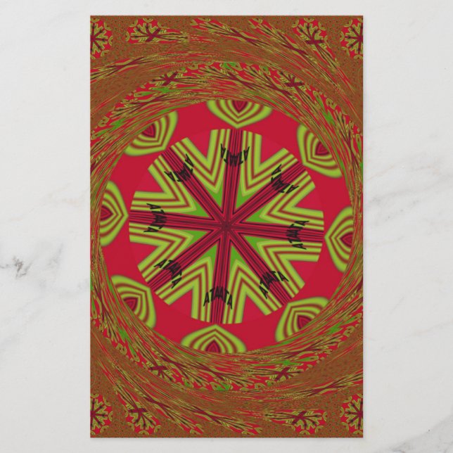 Papelaria Linda África Incrível pode Design tradicional (Frente)