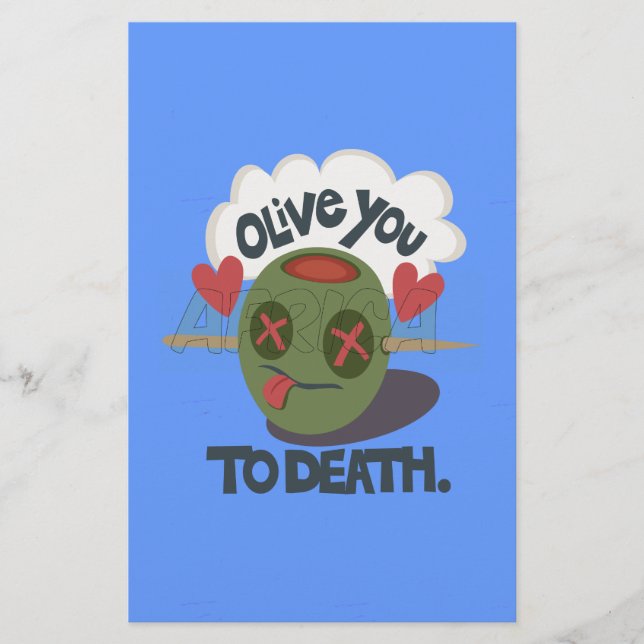 Papelaria Linda Legal, adoro Arte Africana (Frente)