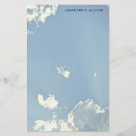 Papelaria Lindas Nuvens de Céu Azul
