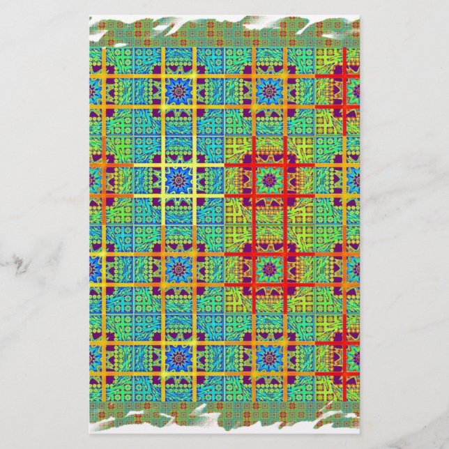 Papelaria Lindo e adorável vetor de Impressão tribal sul-afr (Frente)