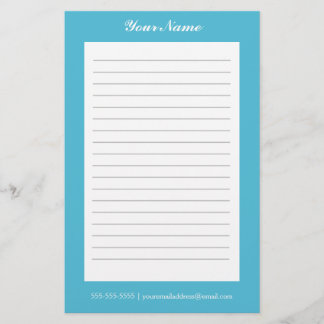 Papelaria Links Personalizáveis do Sky Blue