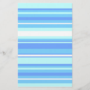 Papelaria Listras de azul-céu