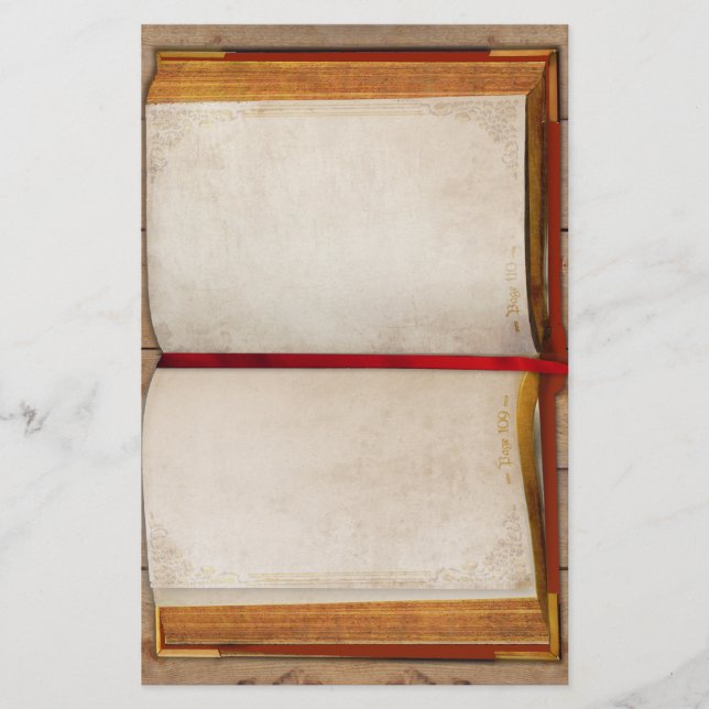 Papelaria Livro Aberto Antigo (Frente)