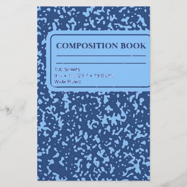 Papelaria Livro de composição (Frente)