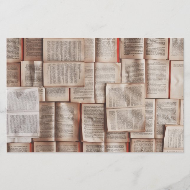 Papelaria Livros Vintage (Frente)