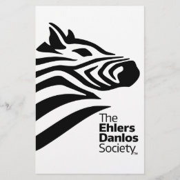 Papelaria Logotipo oficial da sociedade de Ehlers-Danlos