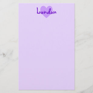 Papelaria Londres no roxo