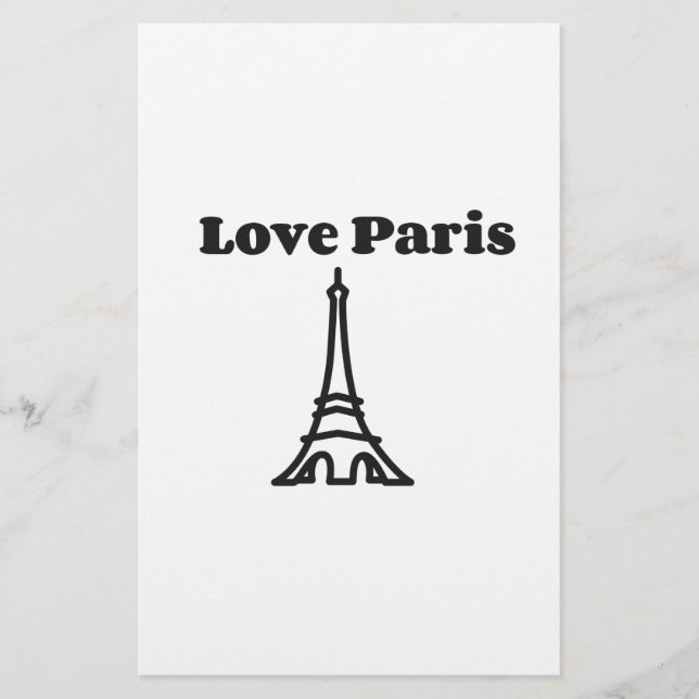 Papelaria Love Paris (Frente)