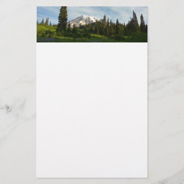 Papelaria Luz da Manhã no Monte Rainier (Frente)