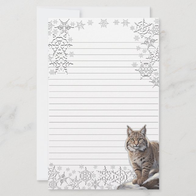 Papelaria Lynx Lined Stationery (Frente)