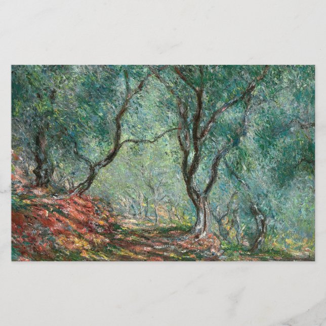 Papelaria Madeira de oliveira nos Jardins Moreno (por Monet) (Frente)