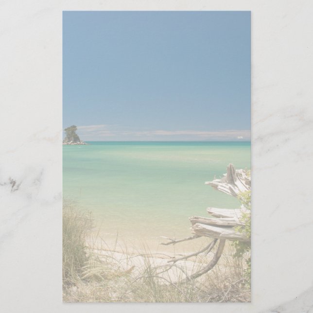 Papelaria Madeira lançada costa (Frente)