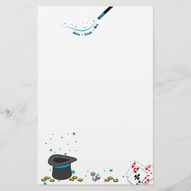 Papelaria Magic Book Insert Open-Cada-Bra (Frente)