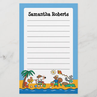 Papelaria Maisy e amigos na praia