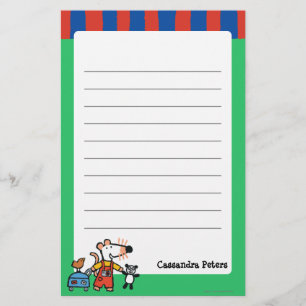 Papelaria Maisy pronta para férias com bagagem
