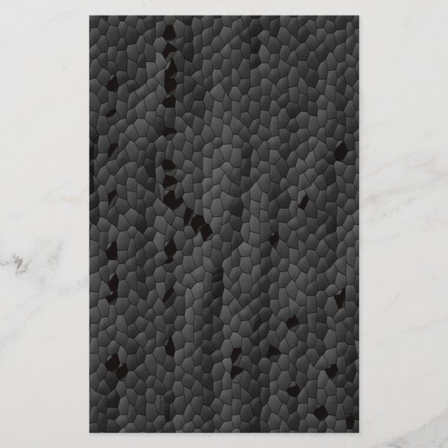 Papelaria Mamba Preto ilustrado,Arte (Frente)