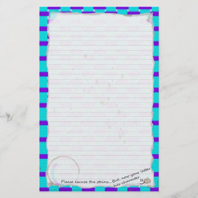 Papelaria Manchas do café (Frente)