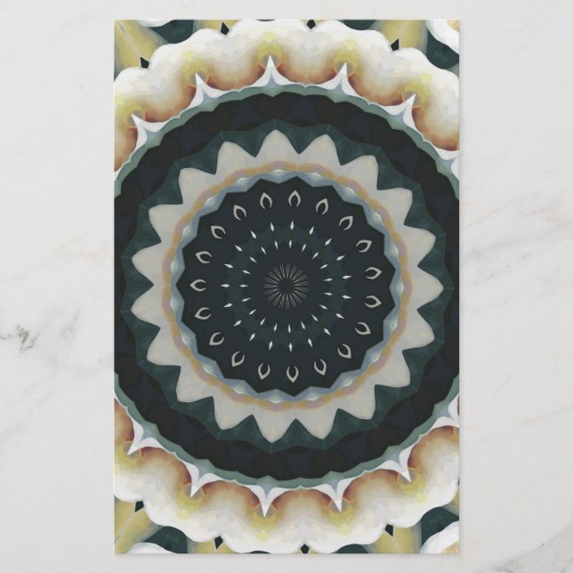 Papelaria Mandala de Copo-de-Leite (Frente)