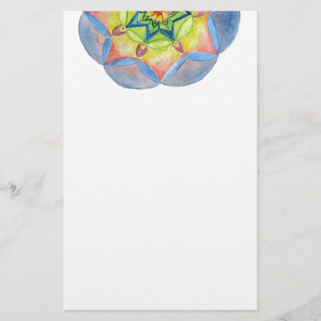 Papelaria Mandala Detalhe Belo Material (Frente)