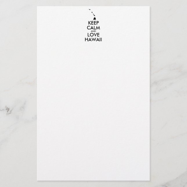 Papelaria MANTER CALMO e AMOR personalizáveis (Frente)