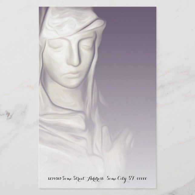 Papelaria mão no coração (Frente)