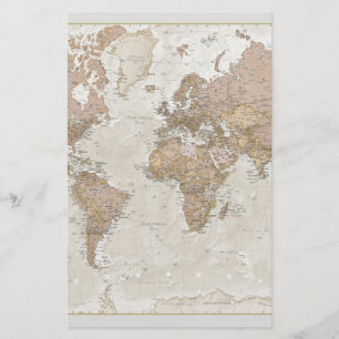 Papelaria Mapa do mundo antigo