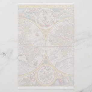 Papelaria Mapa do mundo medieval desde 1525