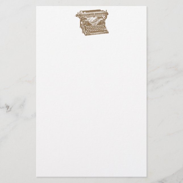 Papelaria Máquina de escrever (Frente)