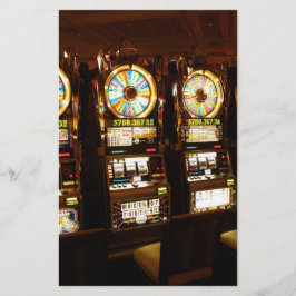 Papelaria Máquina de Jogo Caça-Níquel Dinheiro Las Vegas