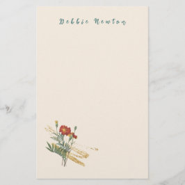 Papelaria Marigold com Floreio Dourado