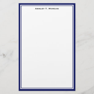 Papelaria Marinho Personalizado Branco da Simplicity DIY Fra