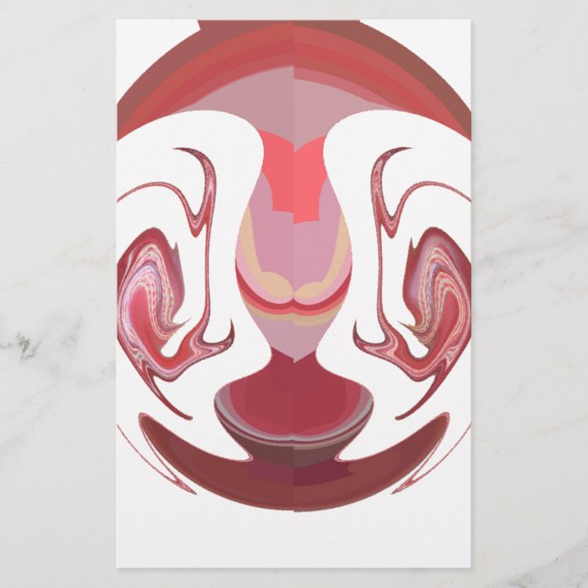 Papelaria Maroon Majestade: Radiância Russa Texturizada Afri (Frente)