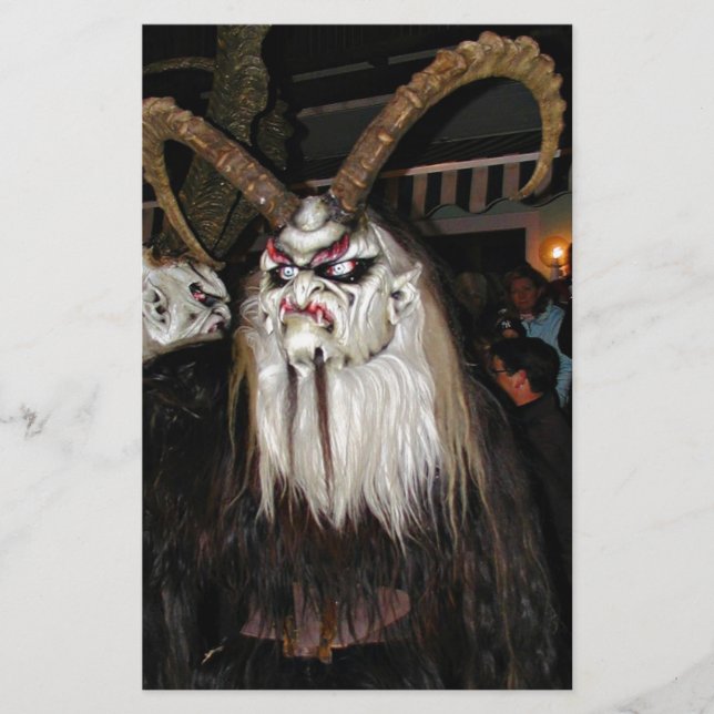 Papelaria Máscara de Diabo Japonês Cornudo (Frente)